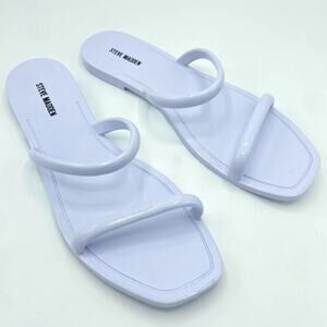 Steve Madden Pike Sandals Size 11 Pastel Purple Lavender Jelly Slide Y2K Kidcore